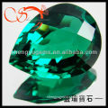 factory wholesale pear cut synthetic green spinel stones(SPMQ0013-7x10mm)